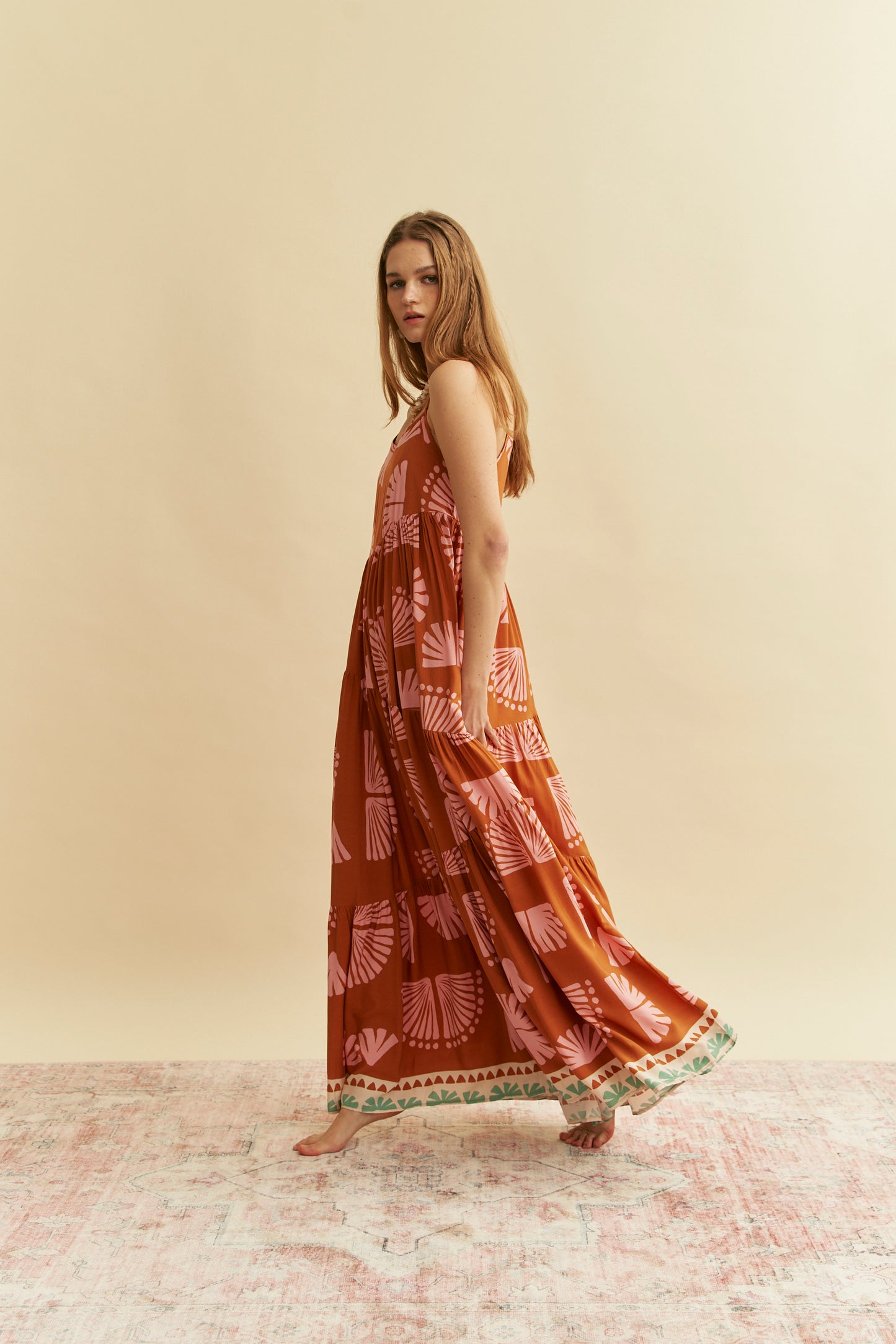 SUGA PRINT WINONA MAXI DRESS