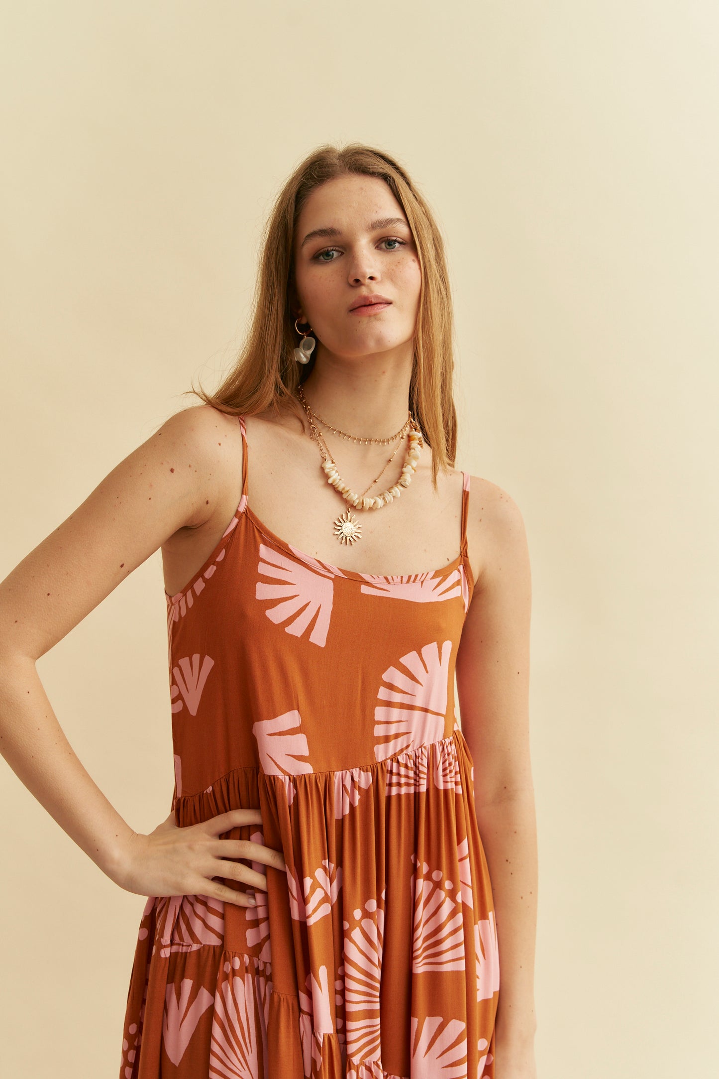 SUGA PRINT WINONA MAXI DRESS