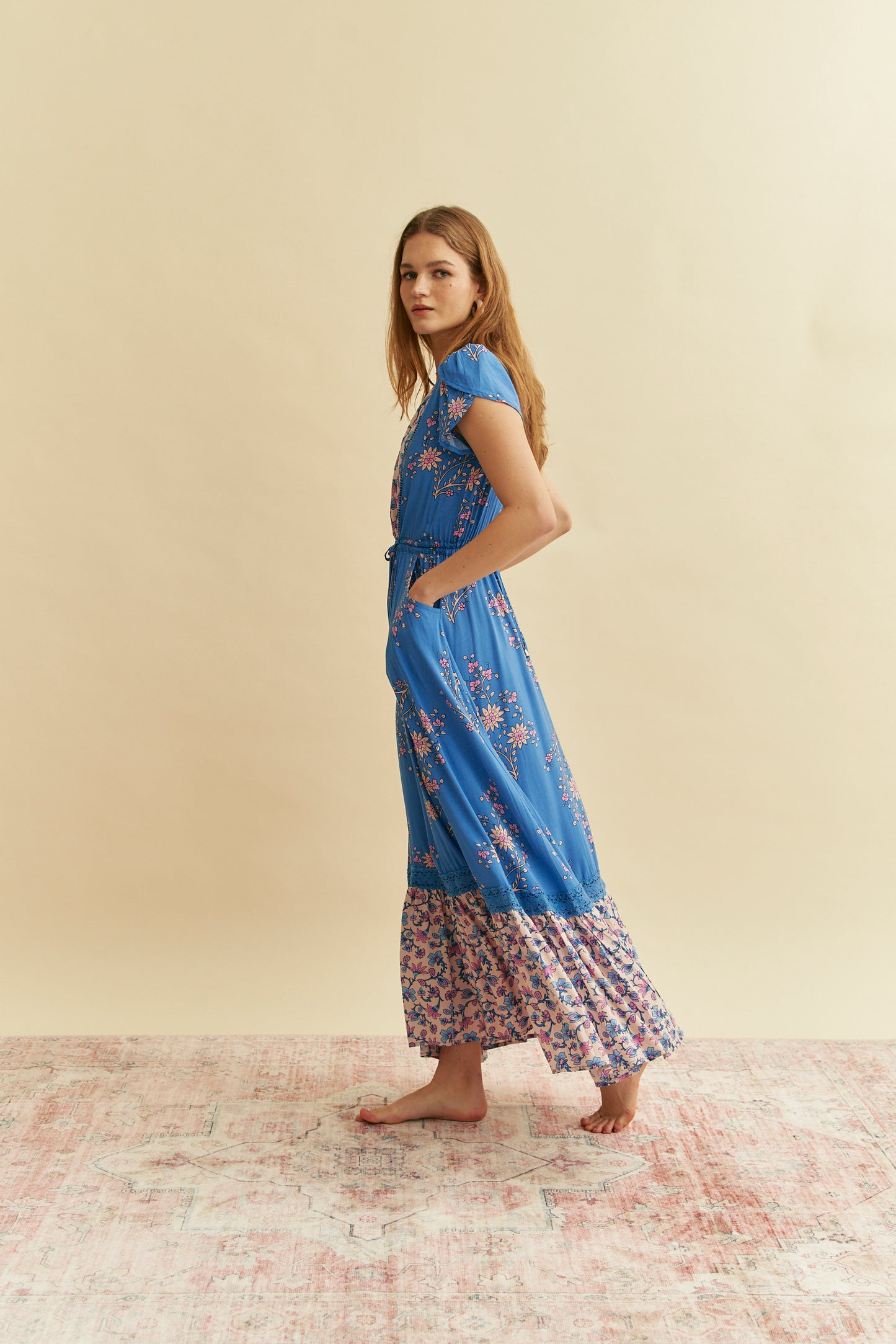 HAILEE PRINT MIKA MAXI DRESS