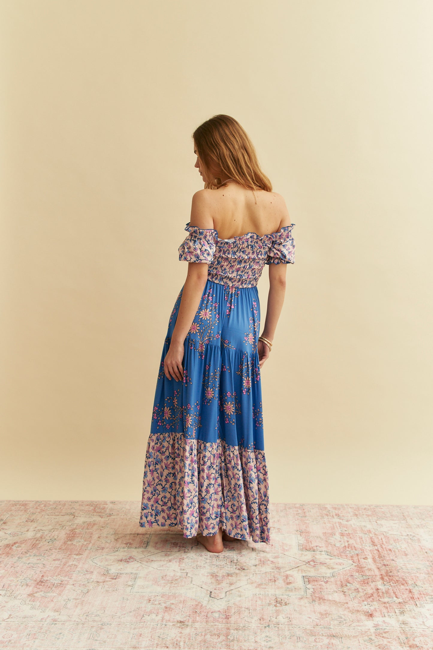 HAILEE PRINT CLAUDETTE MAXI