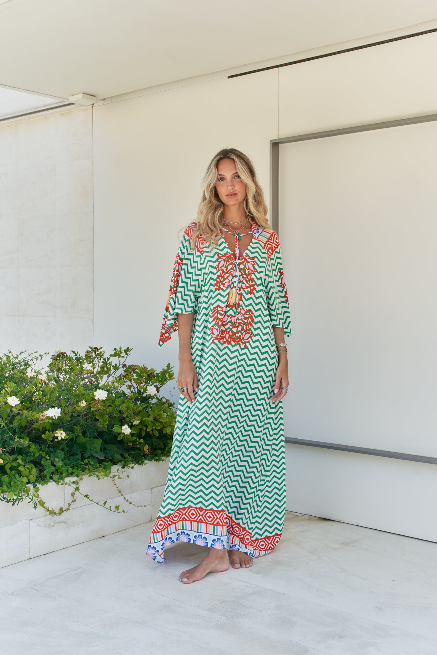 ZIGGY ZA PRINT BREE MAXI DRESS