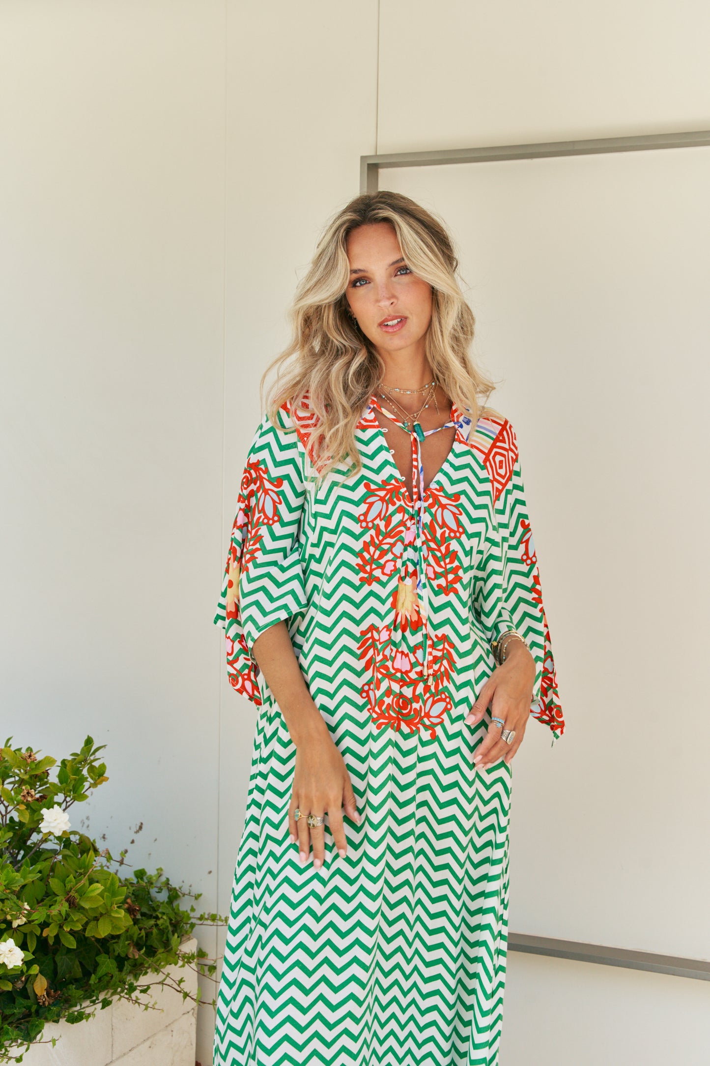 ZIGGY ZA PRINT BREE MAXI DRESS