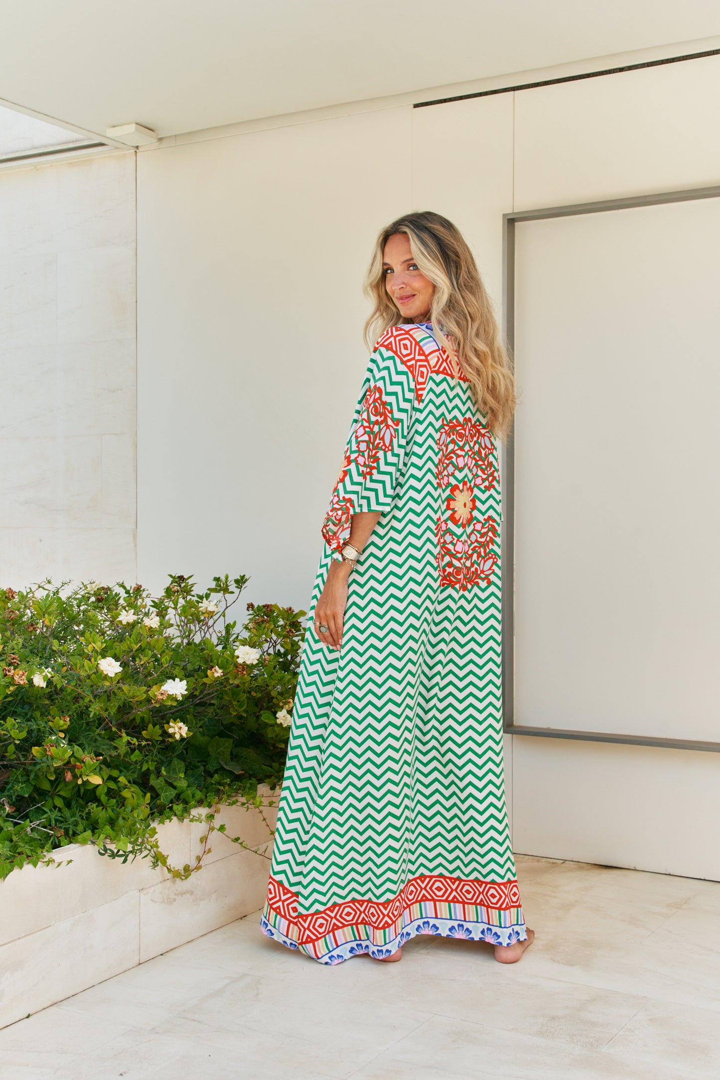ZIGGY ZA PRINT BREE MAXI DRESS