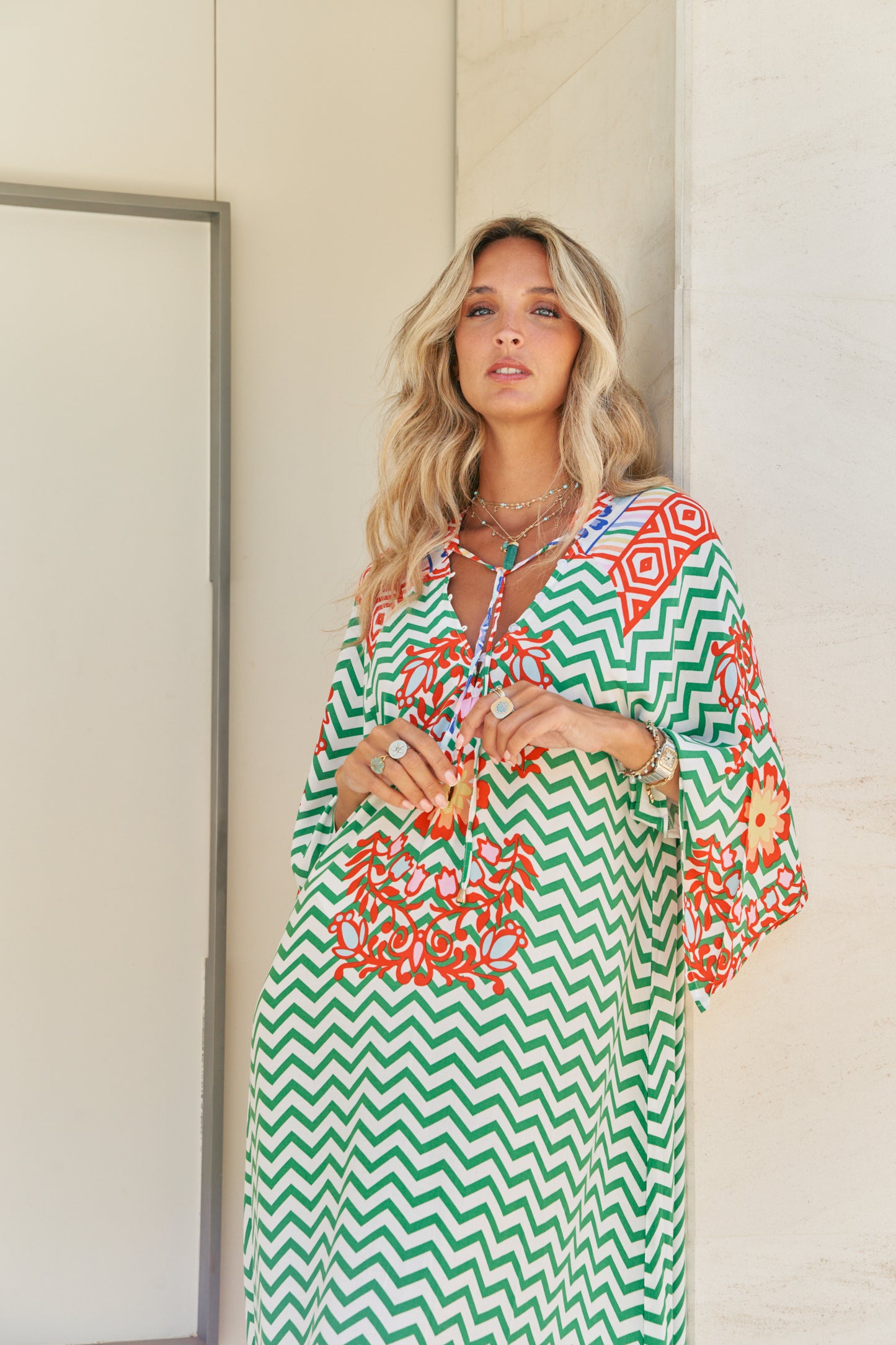 ZIGGY ZA PRINT BREE MAXI DRESS
