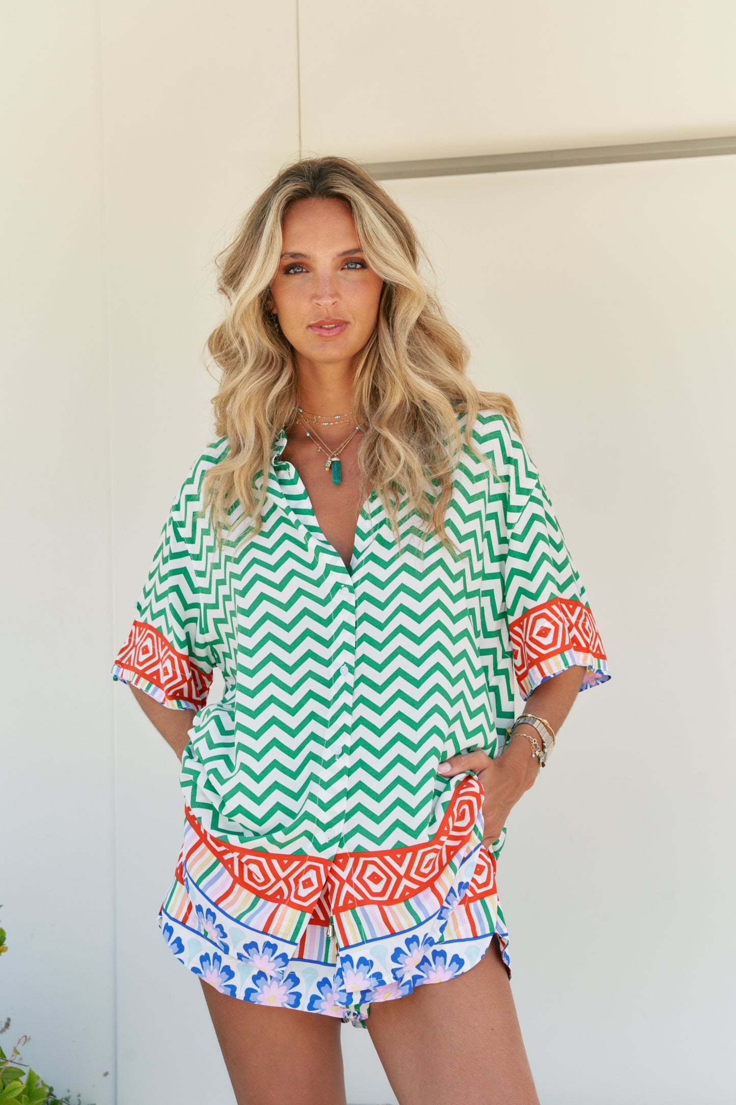 ZIGGY ZA PRINT TOP LOLA SHIRT