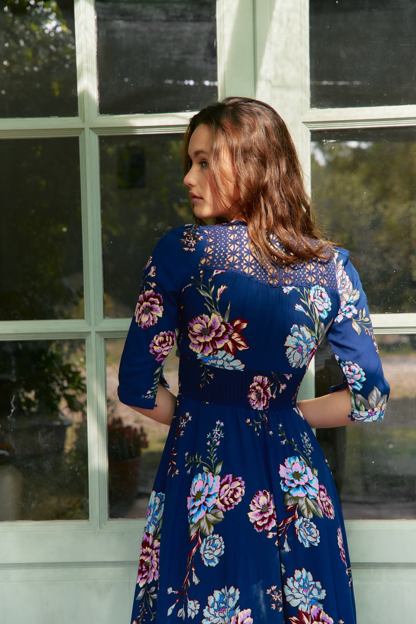 BOTANICA PRINT INDIANA MAXI DRESS