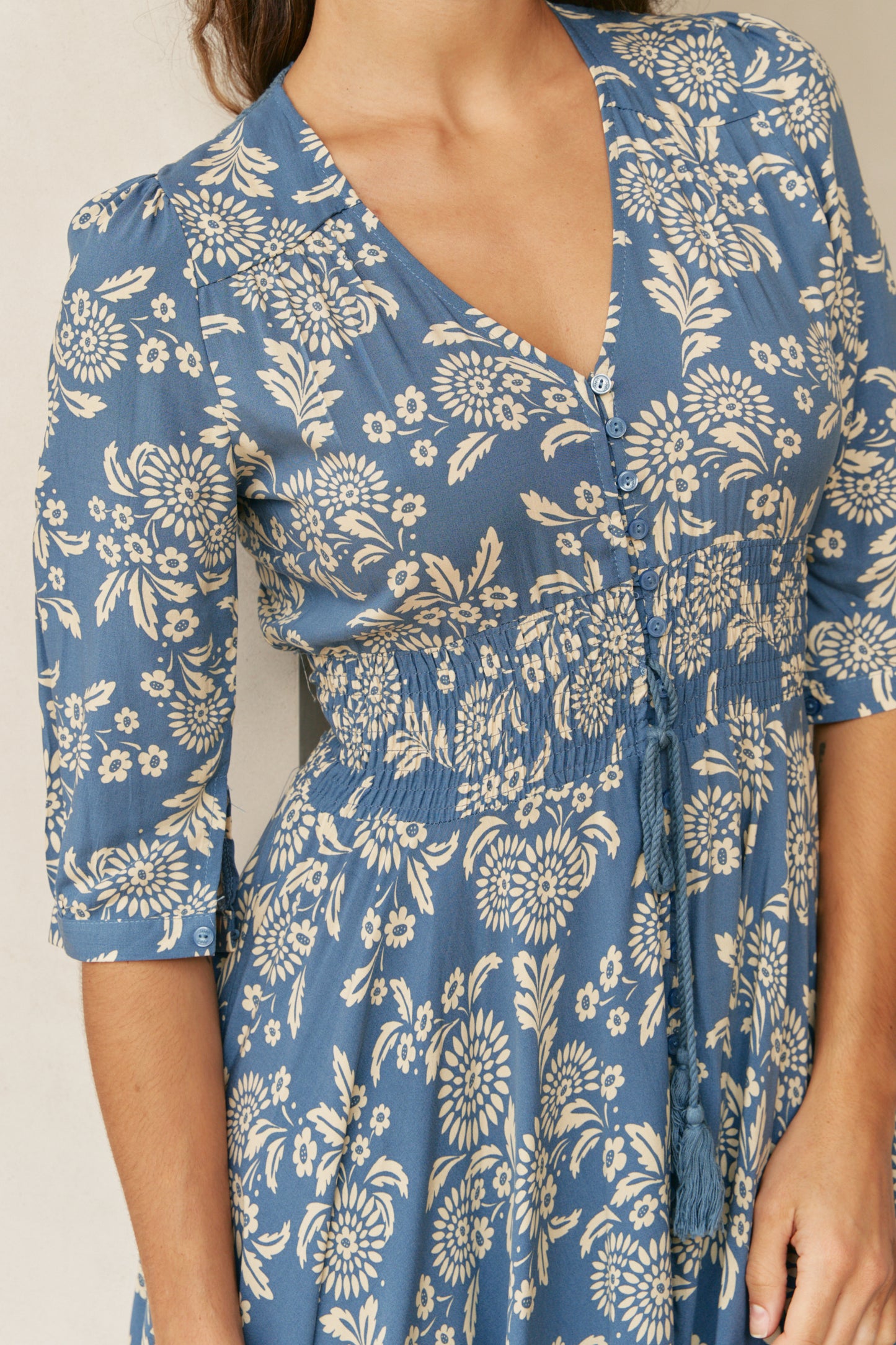 DAY DREAM SEA PRINT INDIANA MAXI