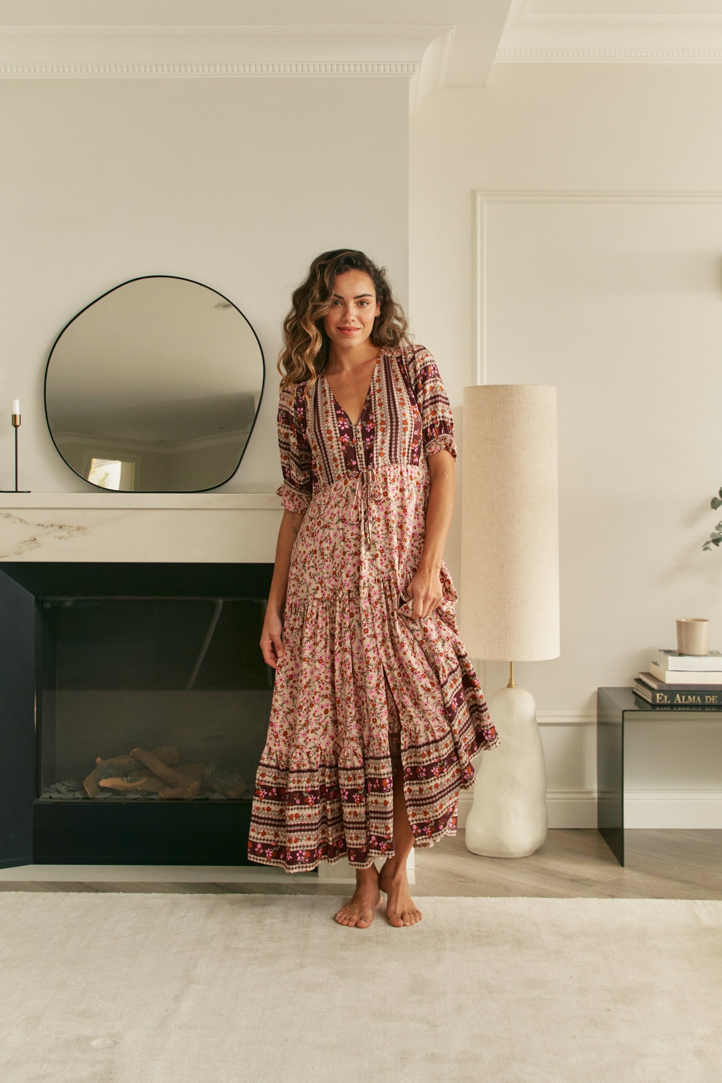 MADELENE PRINT LORENA MAXI DRESS