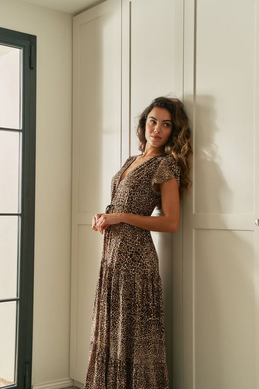 CHASER PRINT MELISSA MAXI DRESS