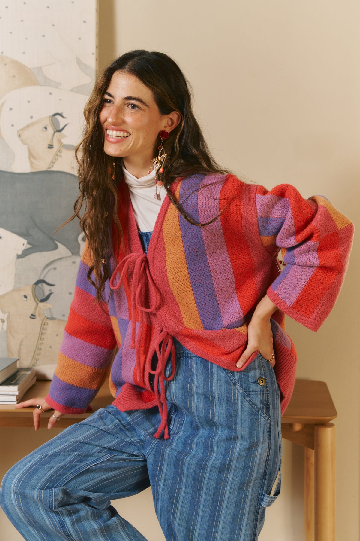 PHEONIX TIE CARDIGAN
