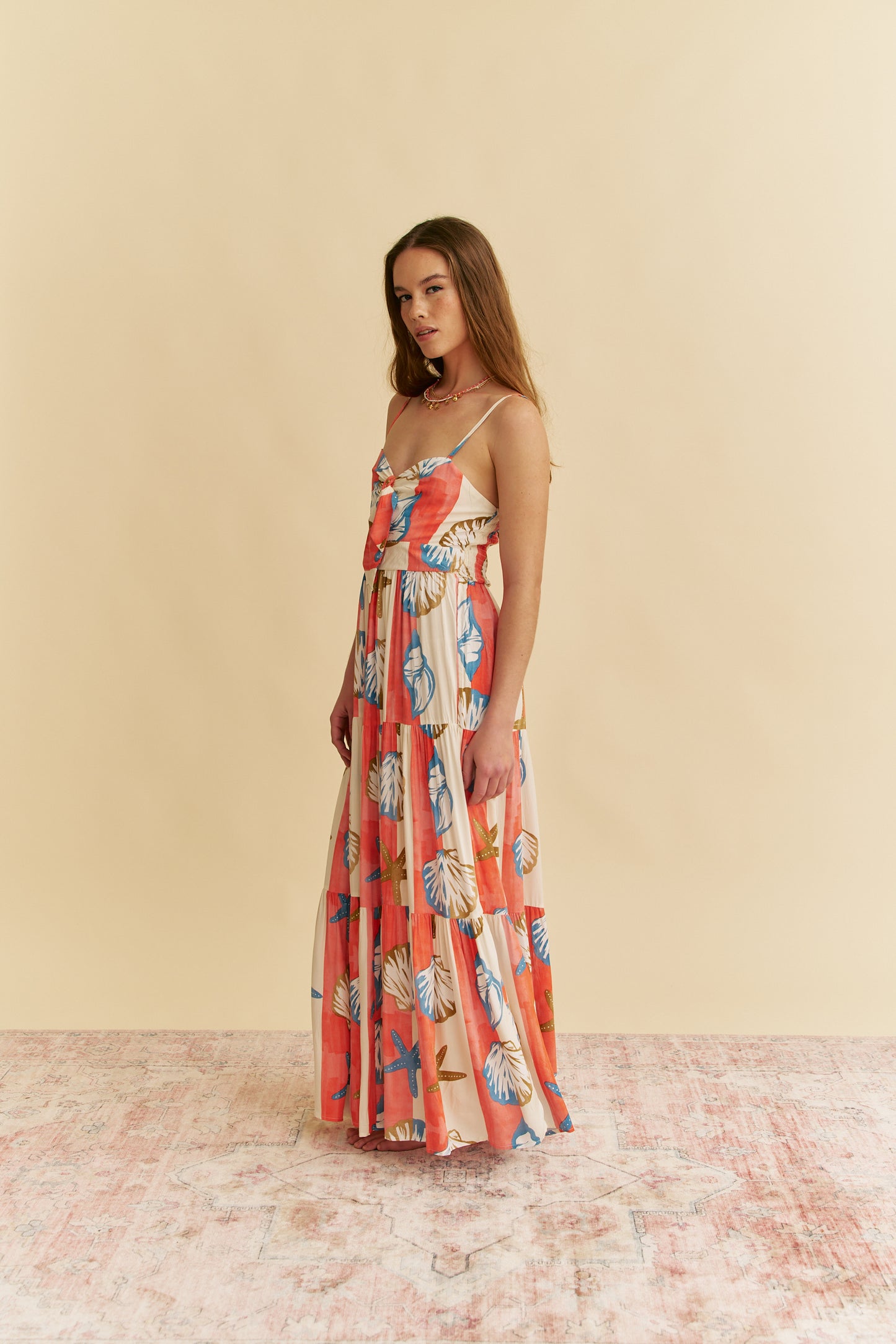 LONG ISLAND PRINT BAMBI MAXI