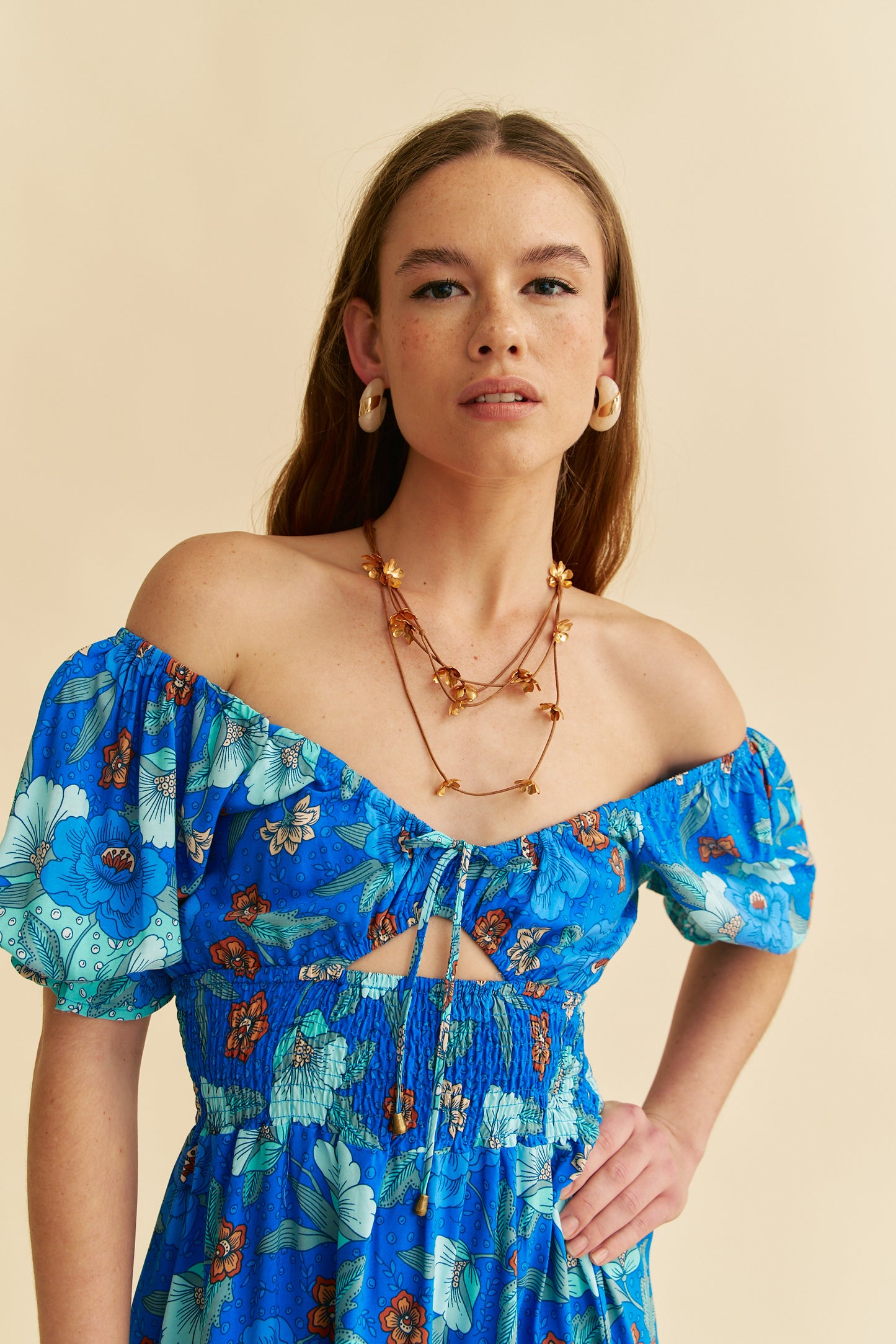 LOVE IN MIST PRINT RINI MINI DRESS