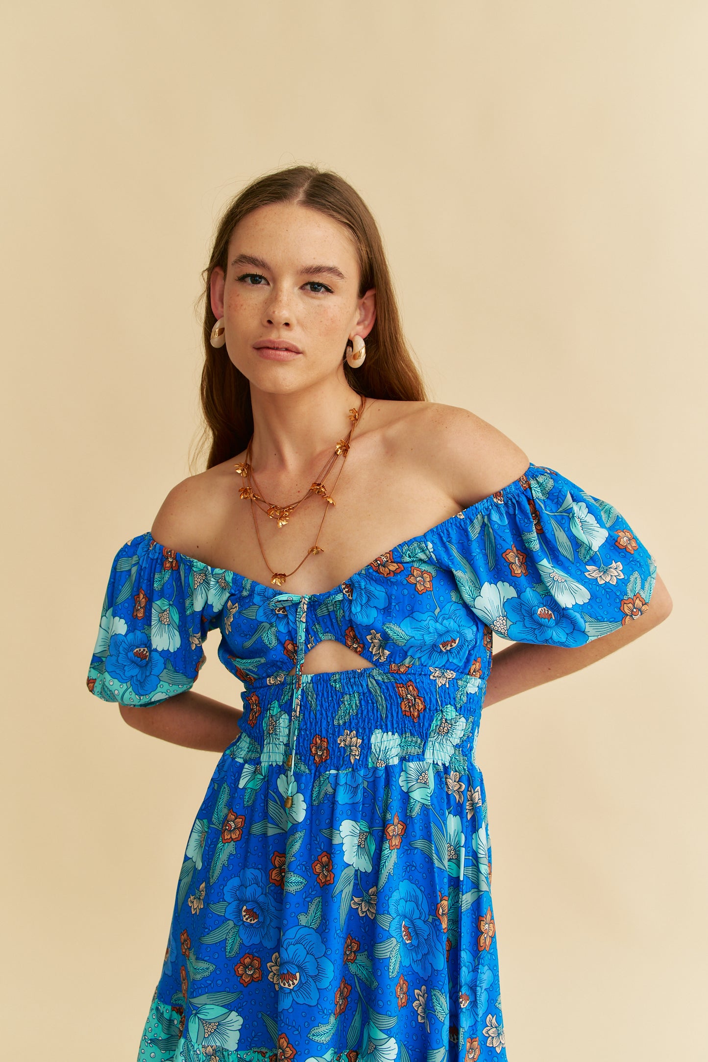 LOVE IN MIST PRINT RINI MINI DRESS