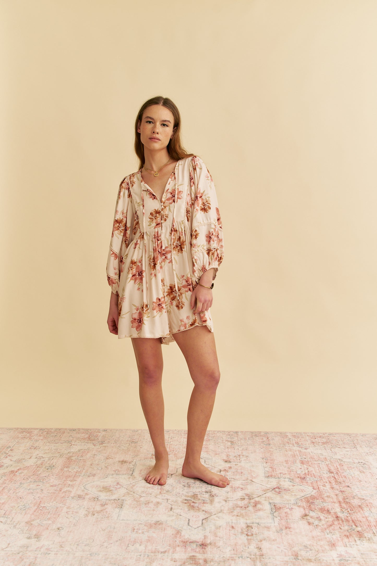 LOVE STORY PRINT BENTLEY PLAYSUIT