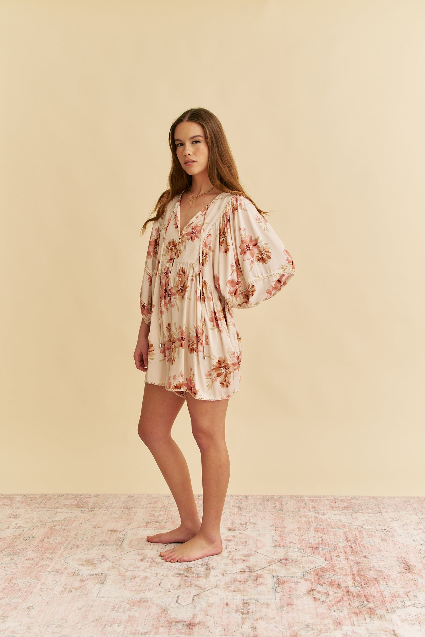LOVE STORY PRINT BENTLEY PLAYSUIT