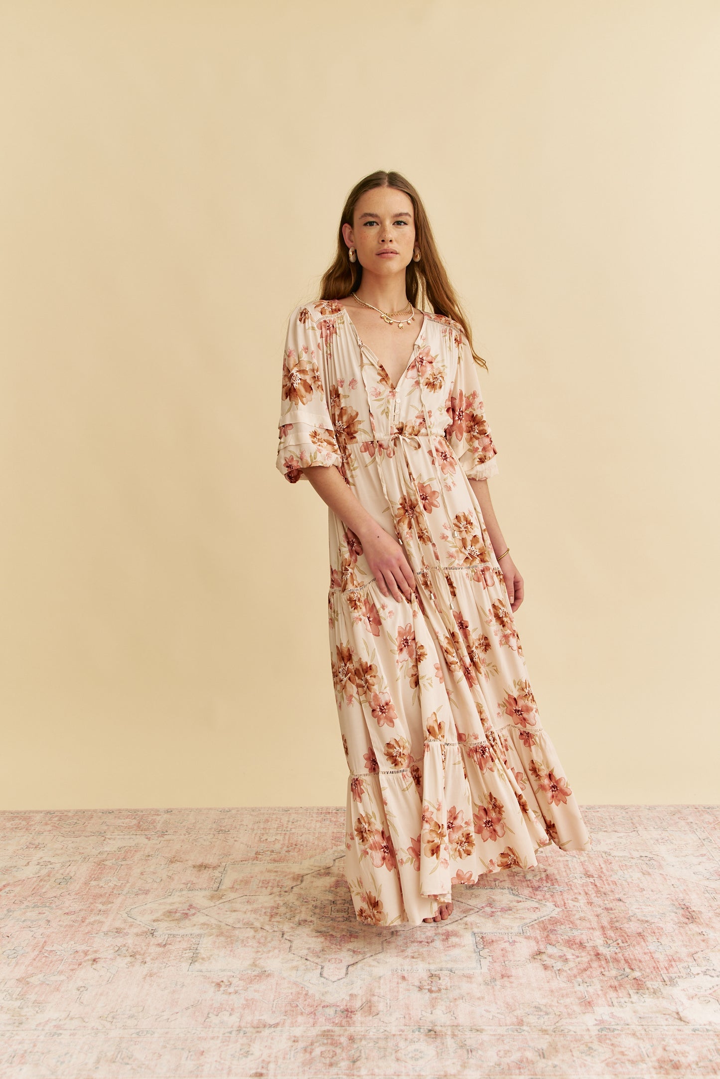 LOVE STORY PRINT MARIANA MAXI