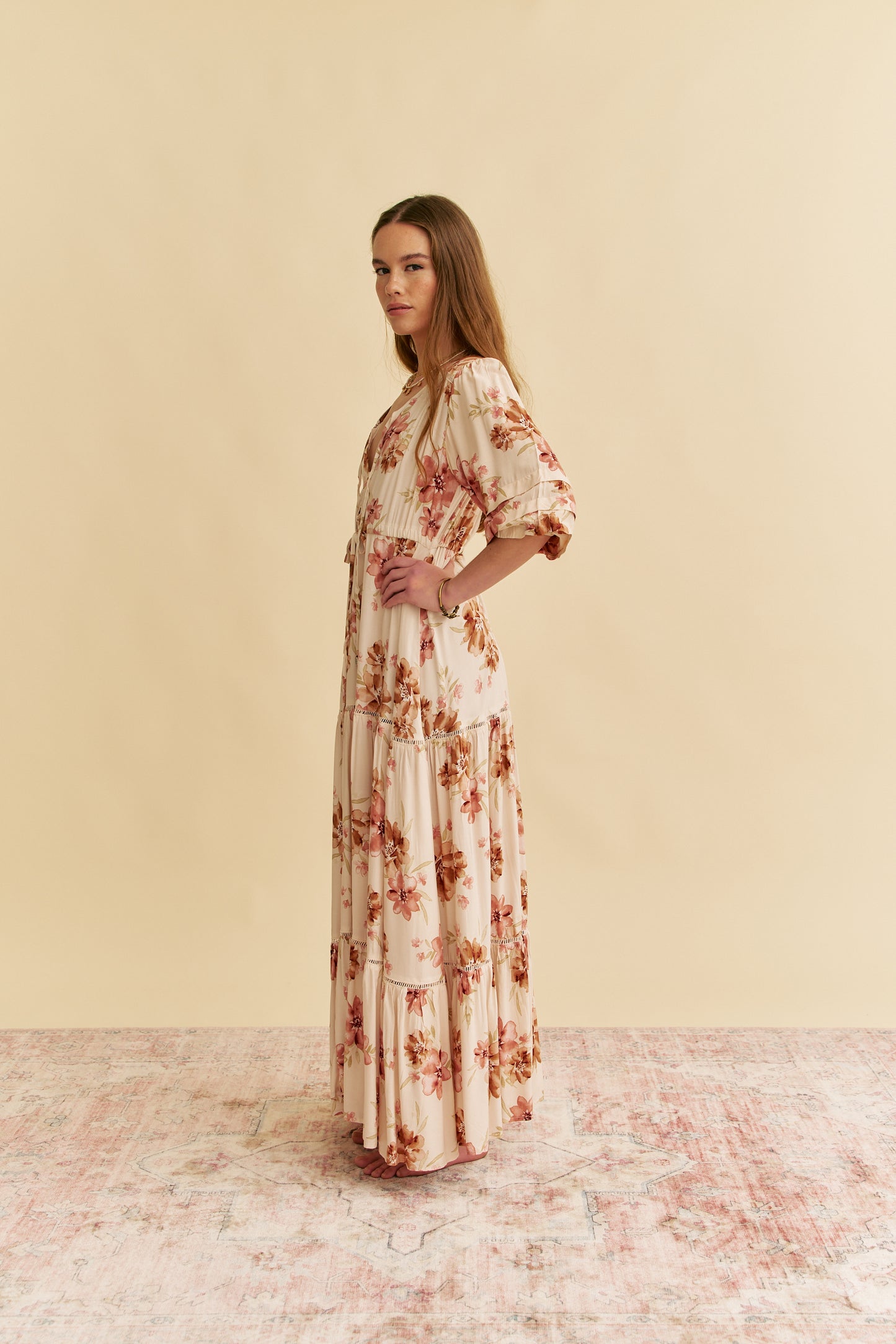 LOVE STORY PRINT MARIANA MAXI