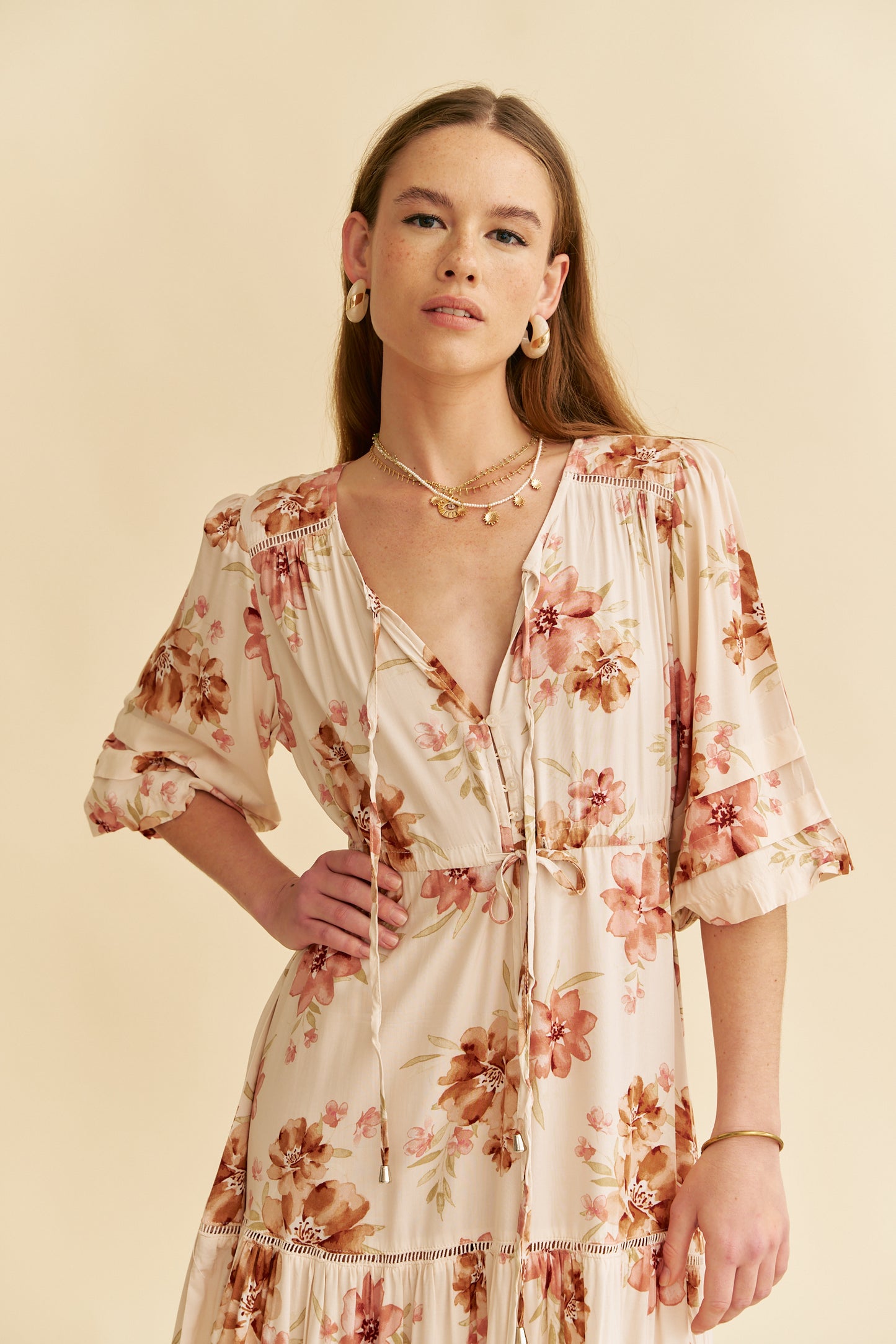 LOVE STORY PRINT MARIANA MAXI