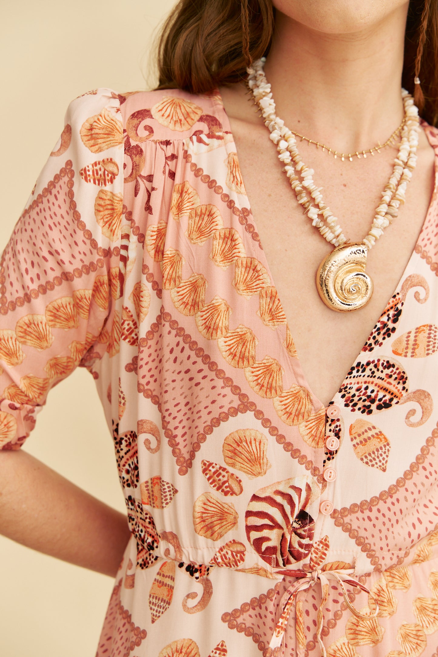 TAHITIAN PRINT TESSA MAXI