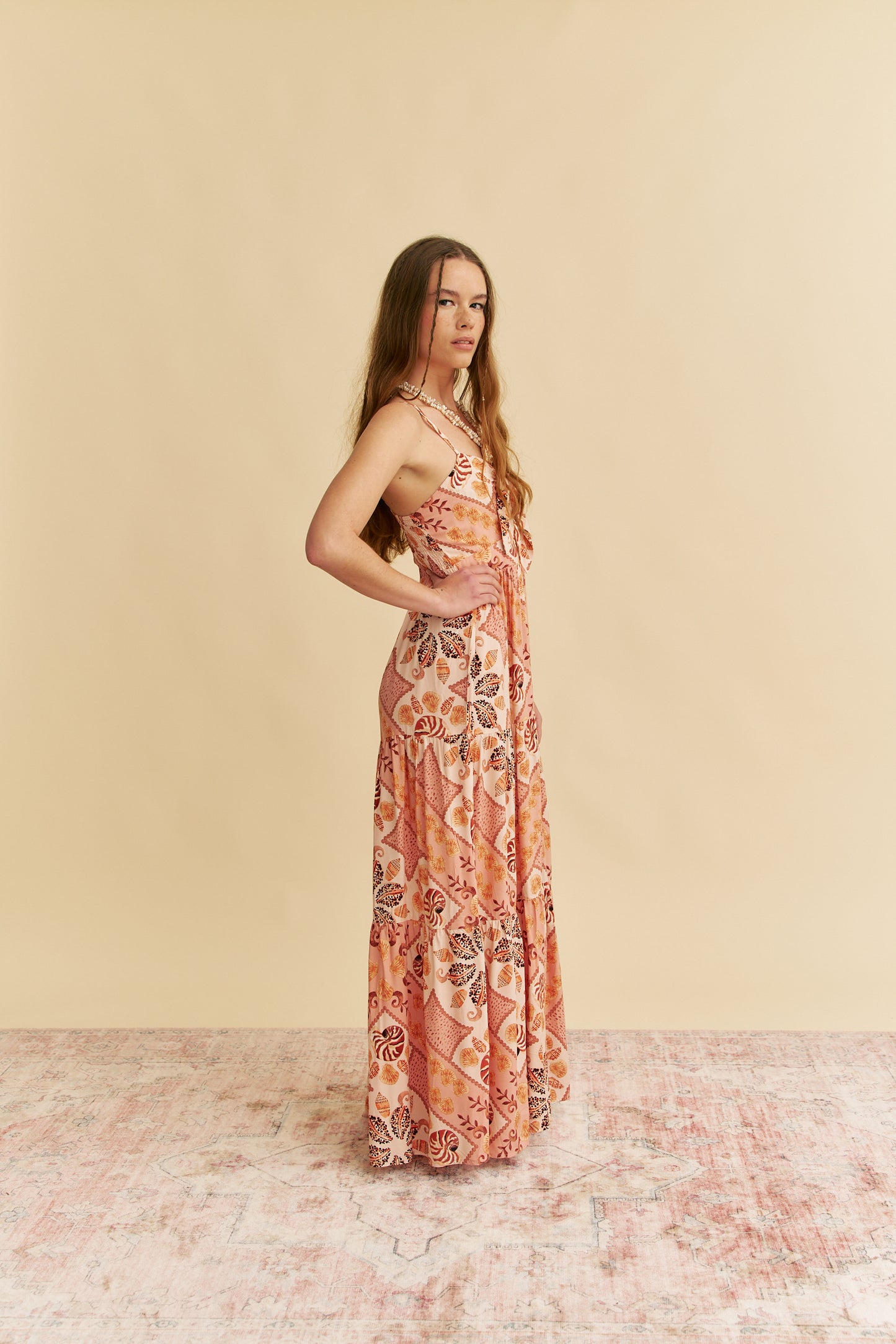 TAHITIAN PRINT BAMBI MAXI