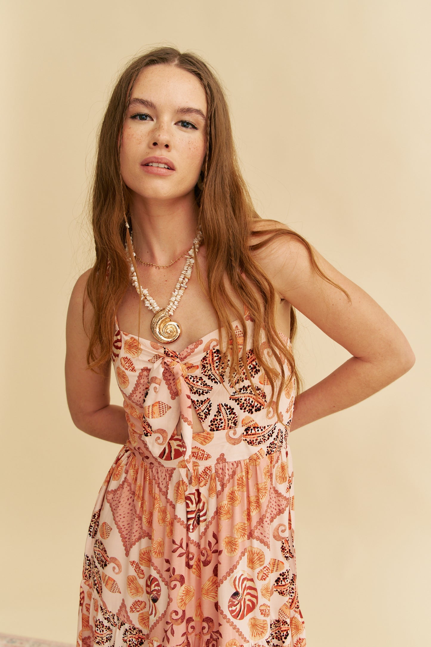 TAHITIAN PRINT BAMBI MAXI