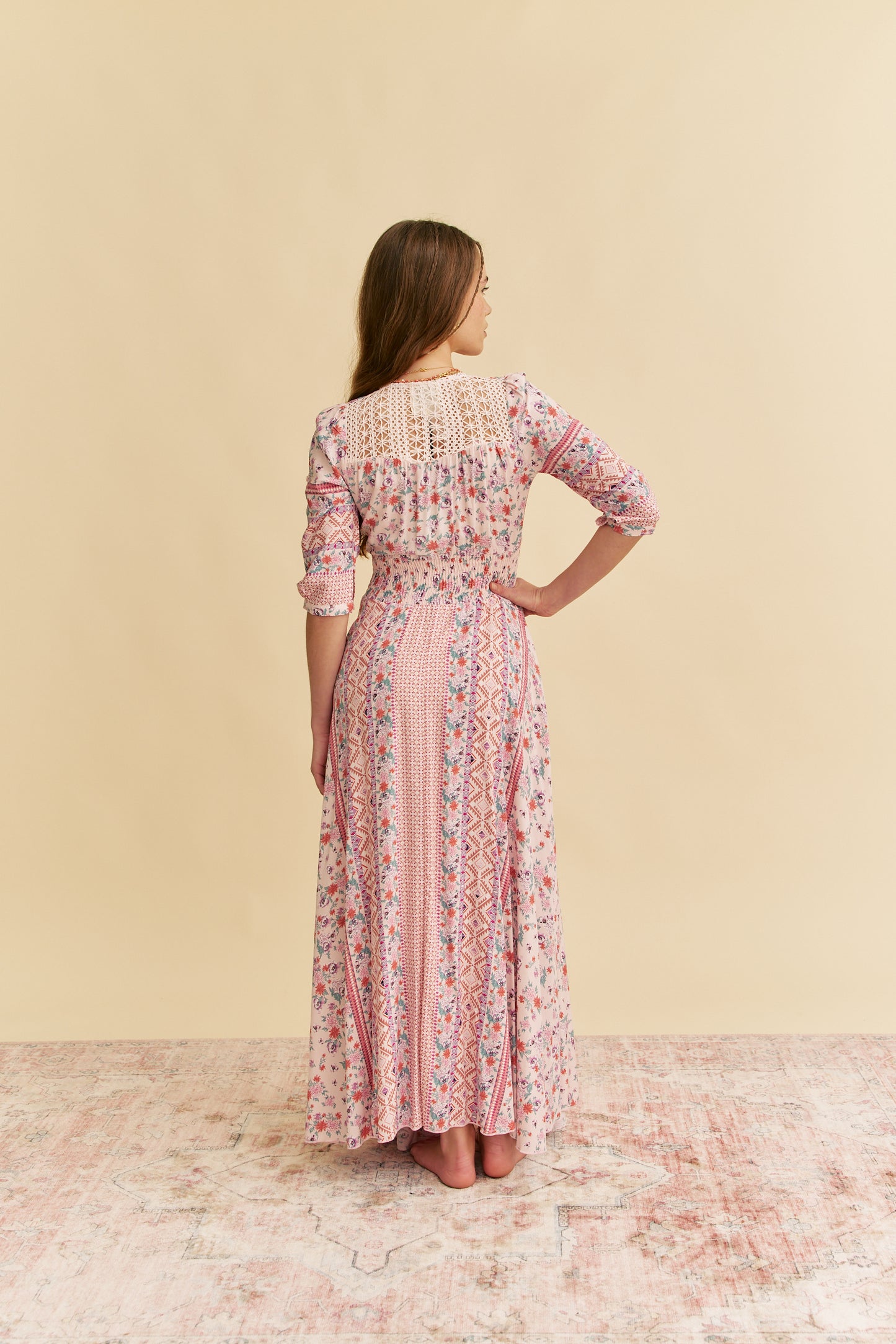 NADIRA PRINT INDIANA MAXI DRESS