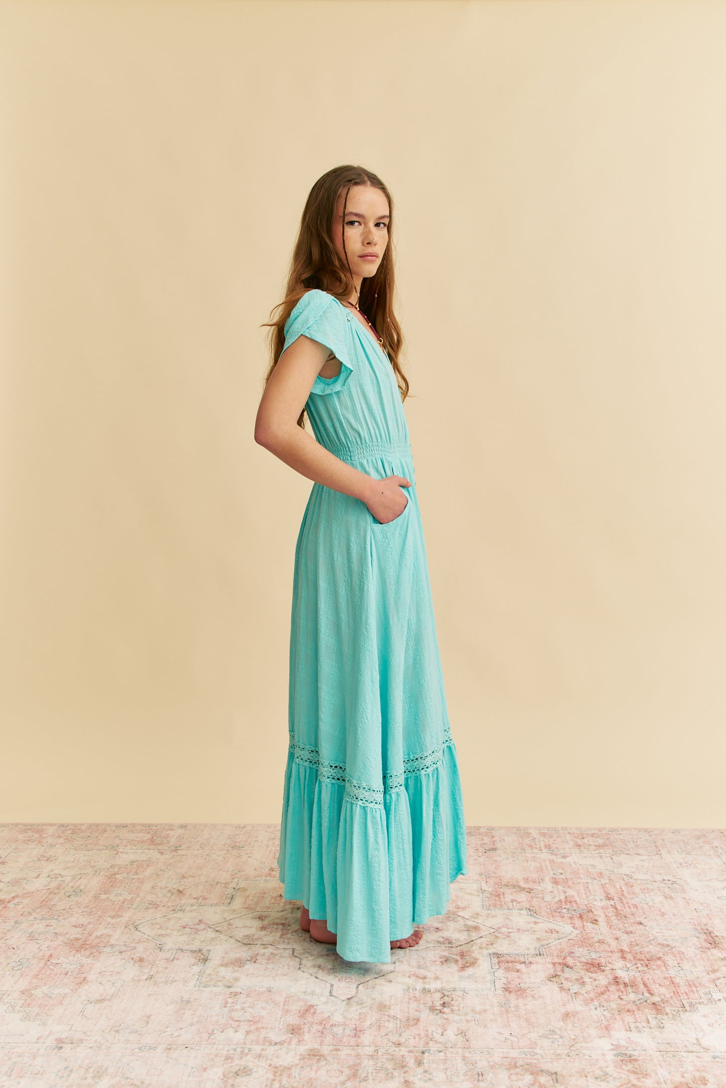ZANZIBAR COTTON CARMEN MAXI