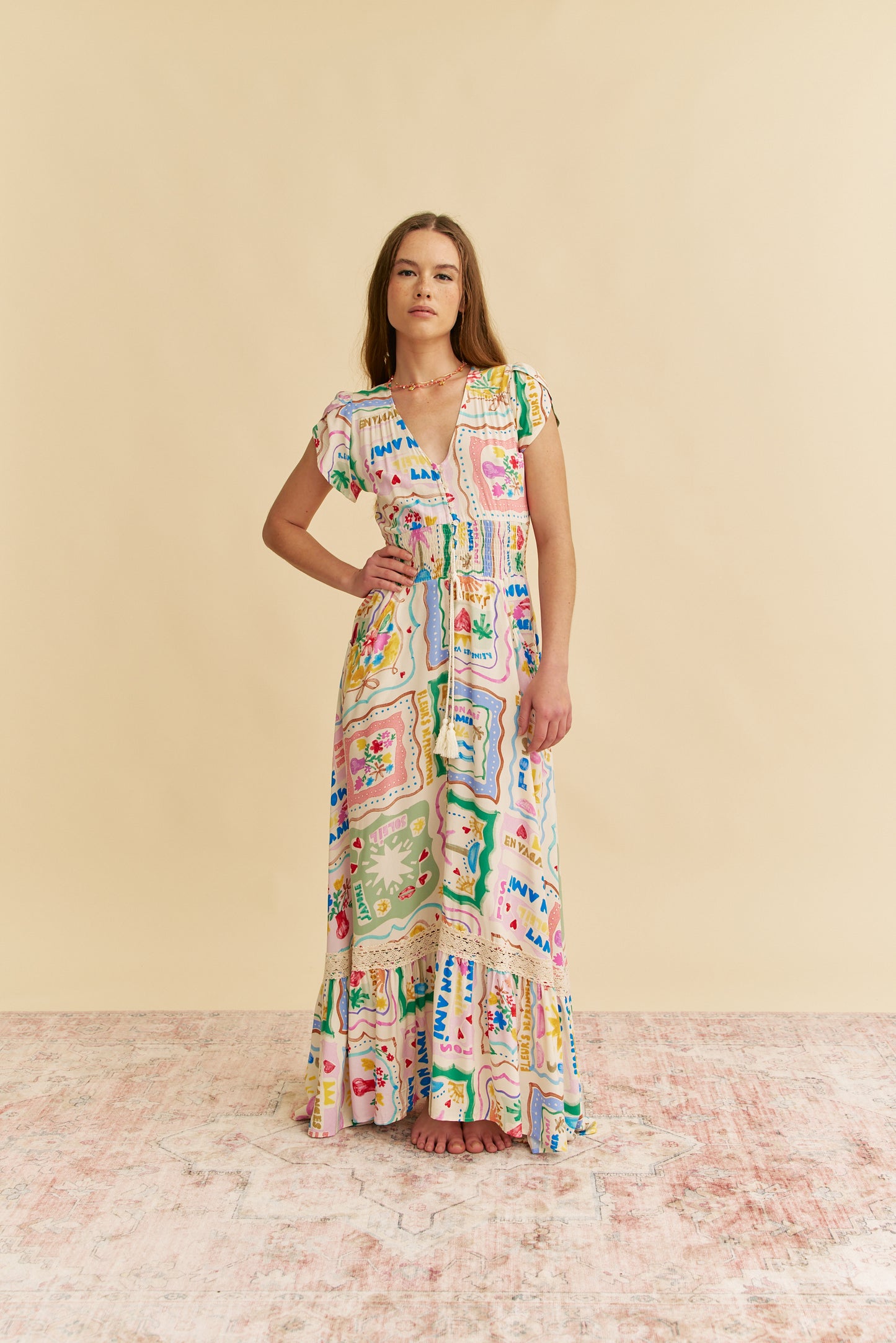 SOL MON AMI PRINT ROMI MAXI