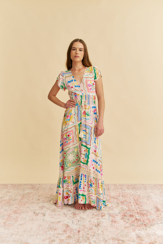 SOL MON AMI PRINT ROMI MAXI