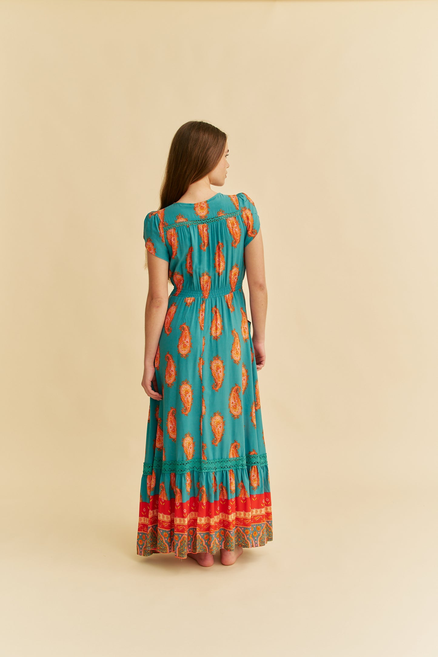 PAISLEY DREAMS CARMEN MAXI DRESS