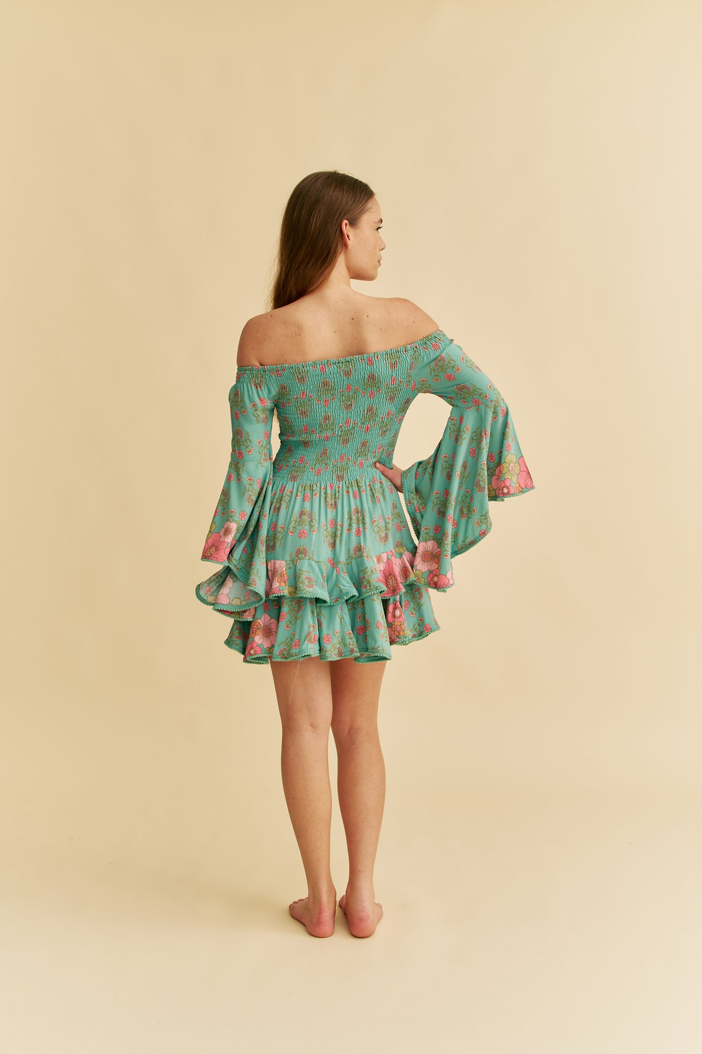 CELESTIA PRINT PRIMROSE DRESS