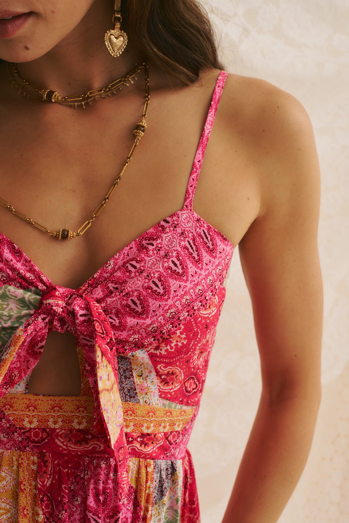 VIVA BONITA PRINT BAMBI DRESS