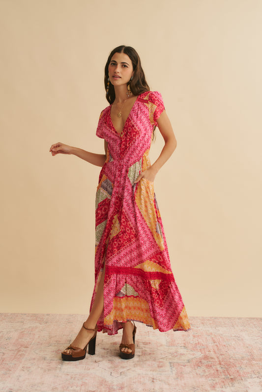 VIVA BONITA PRINT CARMEN MAXI