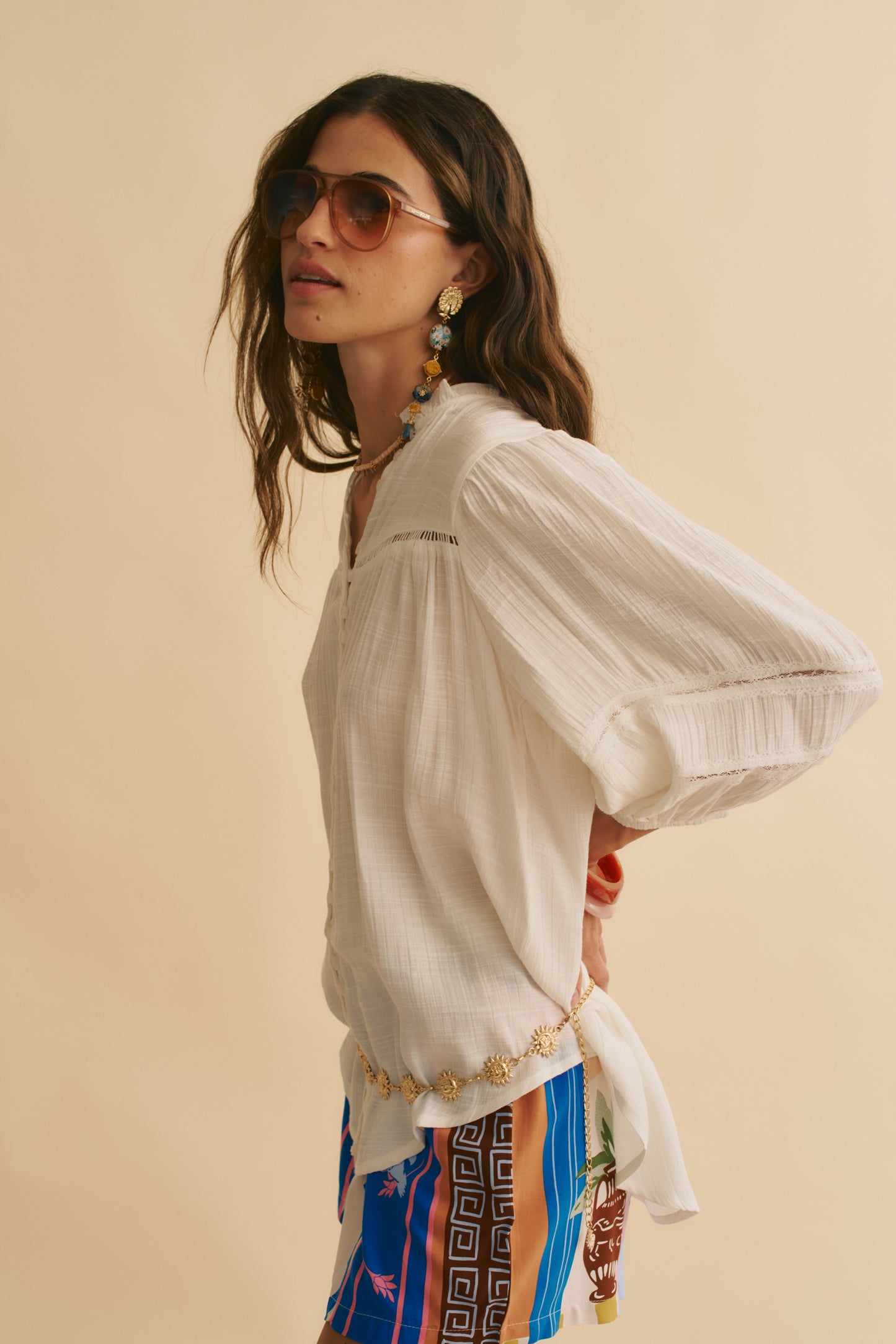 ROMEO PRINT MYRA SHORTS