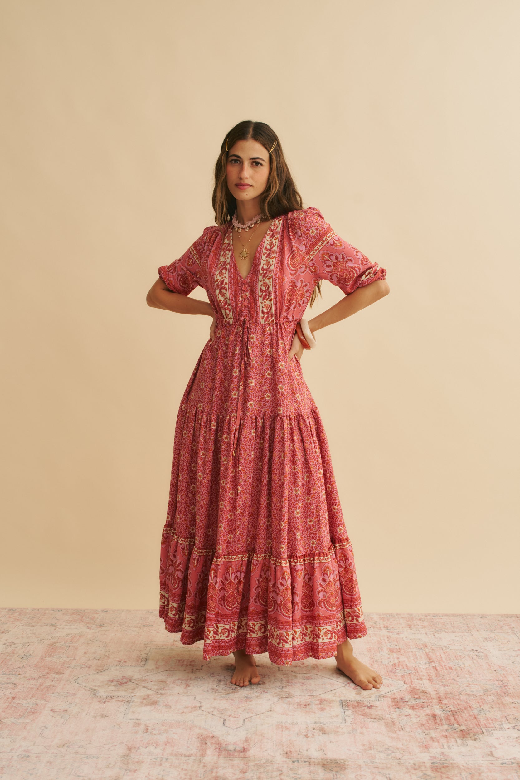 strawberries and cream dress PRINT TESSA MAXI – Jarlie Wild Mermaid Boho Wedding Dress Color:Living Coral #retail changes Annabel cotton The Rio dress is