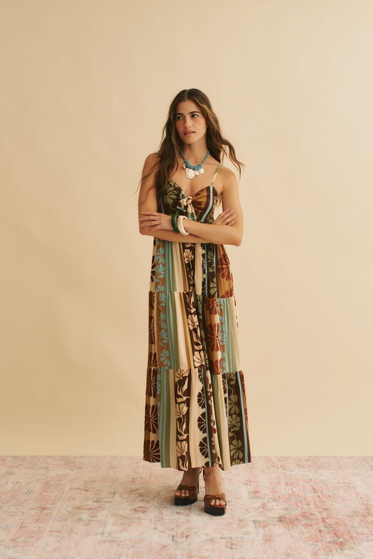 CACAO MIST PRINT BAMBI MAXI