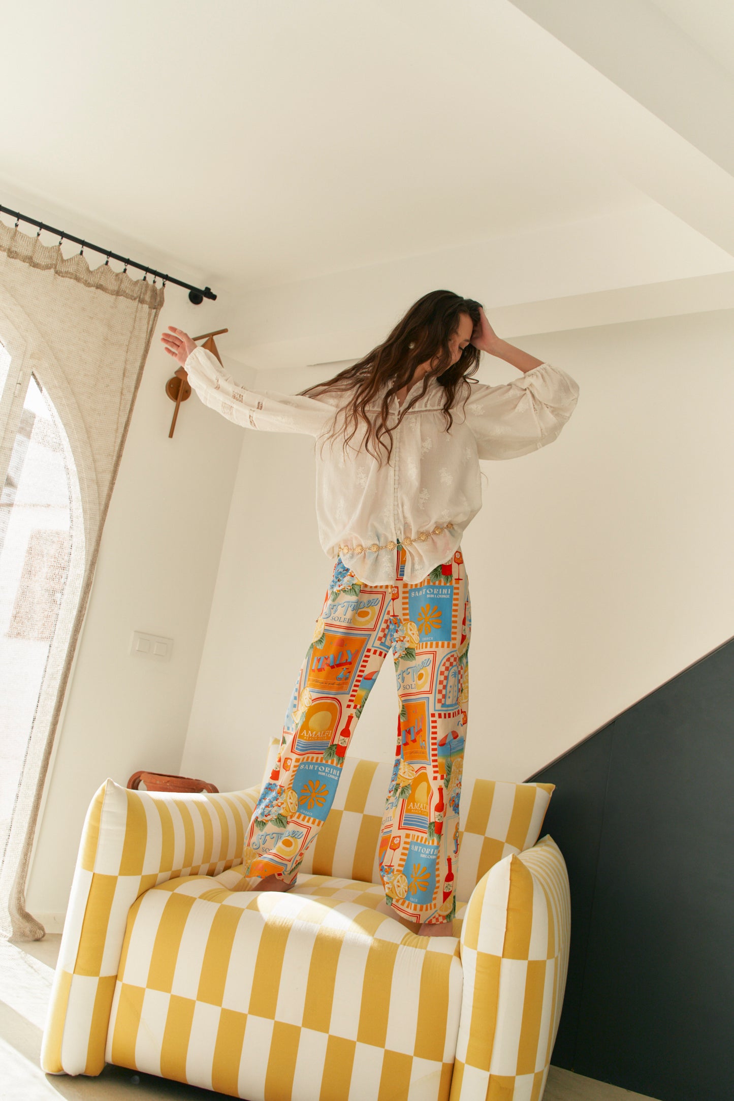 SUN LOUNGER PRINT CICI PANT