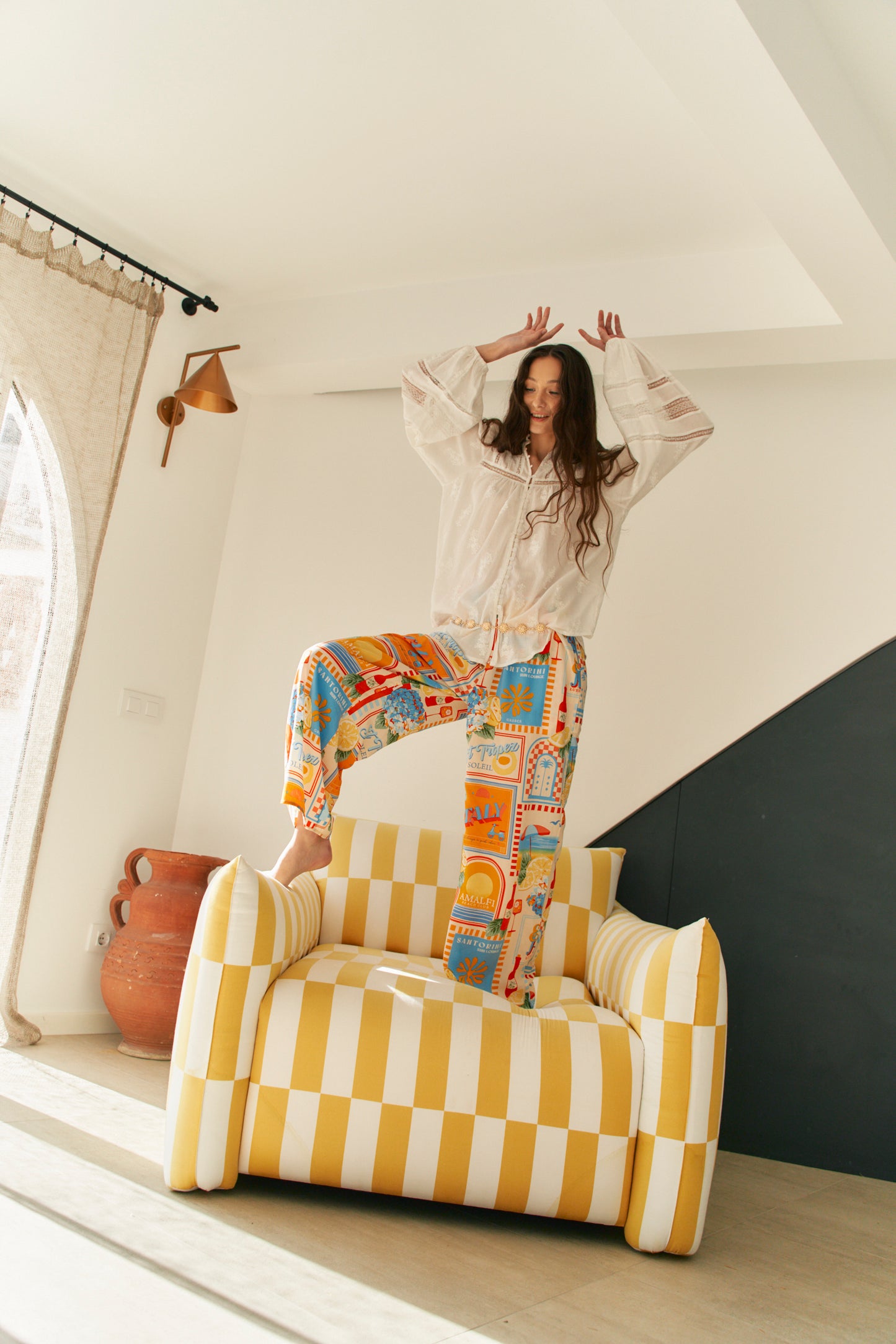 SUN LOUNGER PRINT CICI PANT