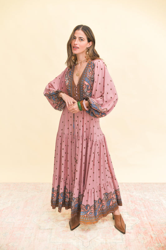SERAPHINA PRINT TERESA MAXI DRESS