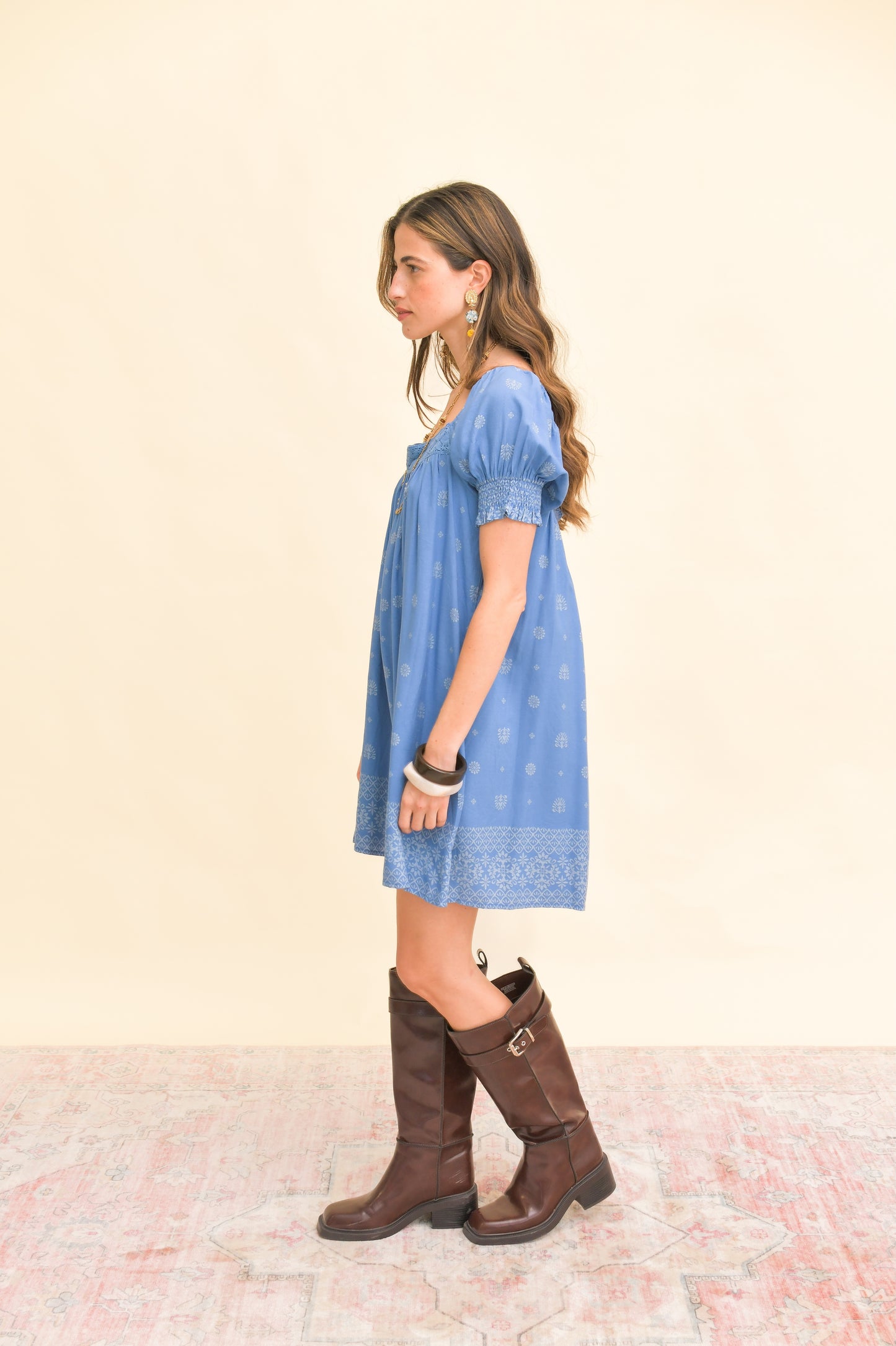 AZURRA PRINT EVIE MINI DRESS
