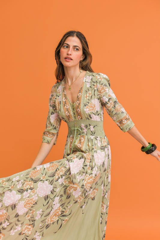 ADORE YOU PRINT INDIANA MAXI DRESS