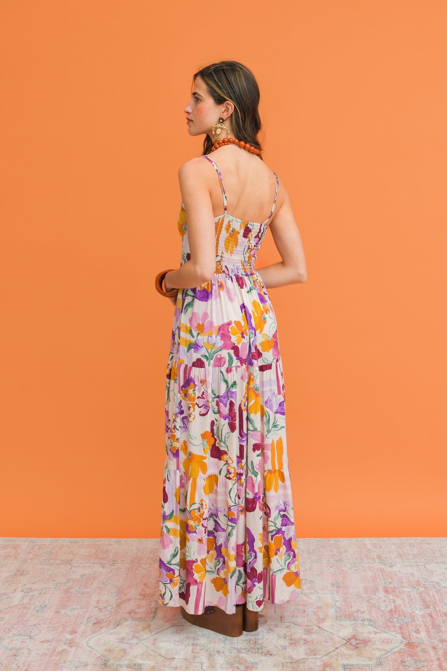 SWEET LILLY PRINT BAMBI MAXI DRESS