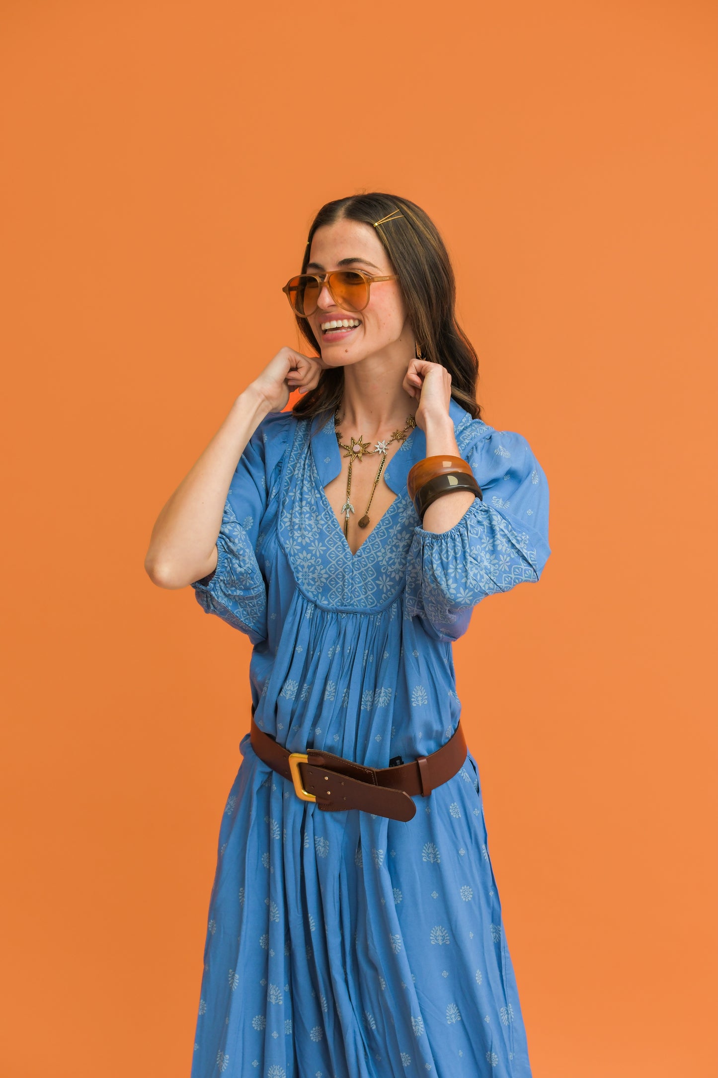 AZURRA PRINT BOHEME MIDI