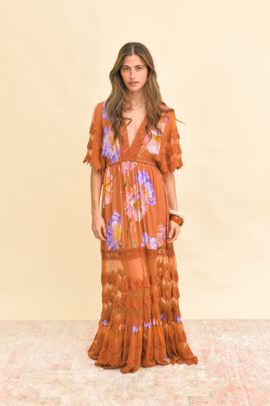 SERENDIPITY PRINT BUNGALOW DRESS