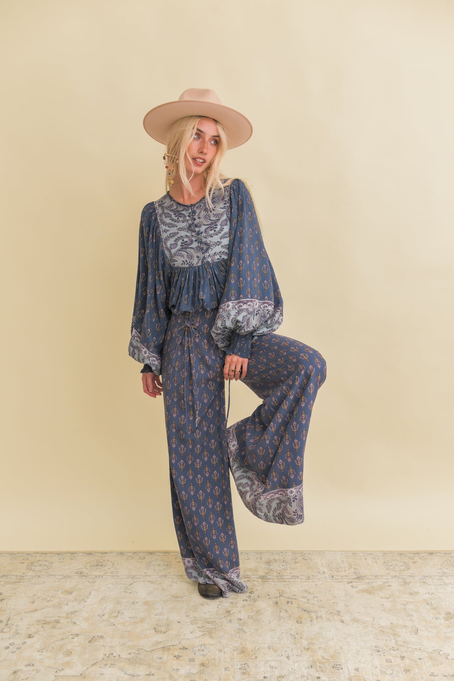 NICO PRINT OPAL PANTS
