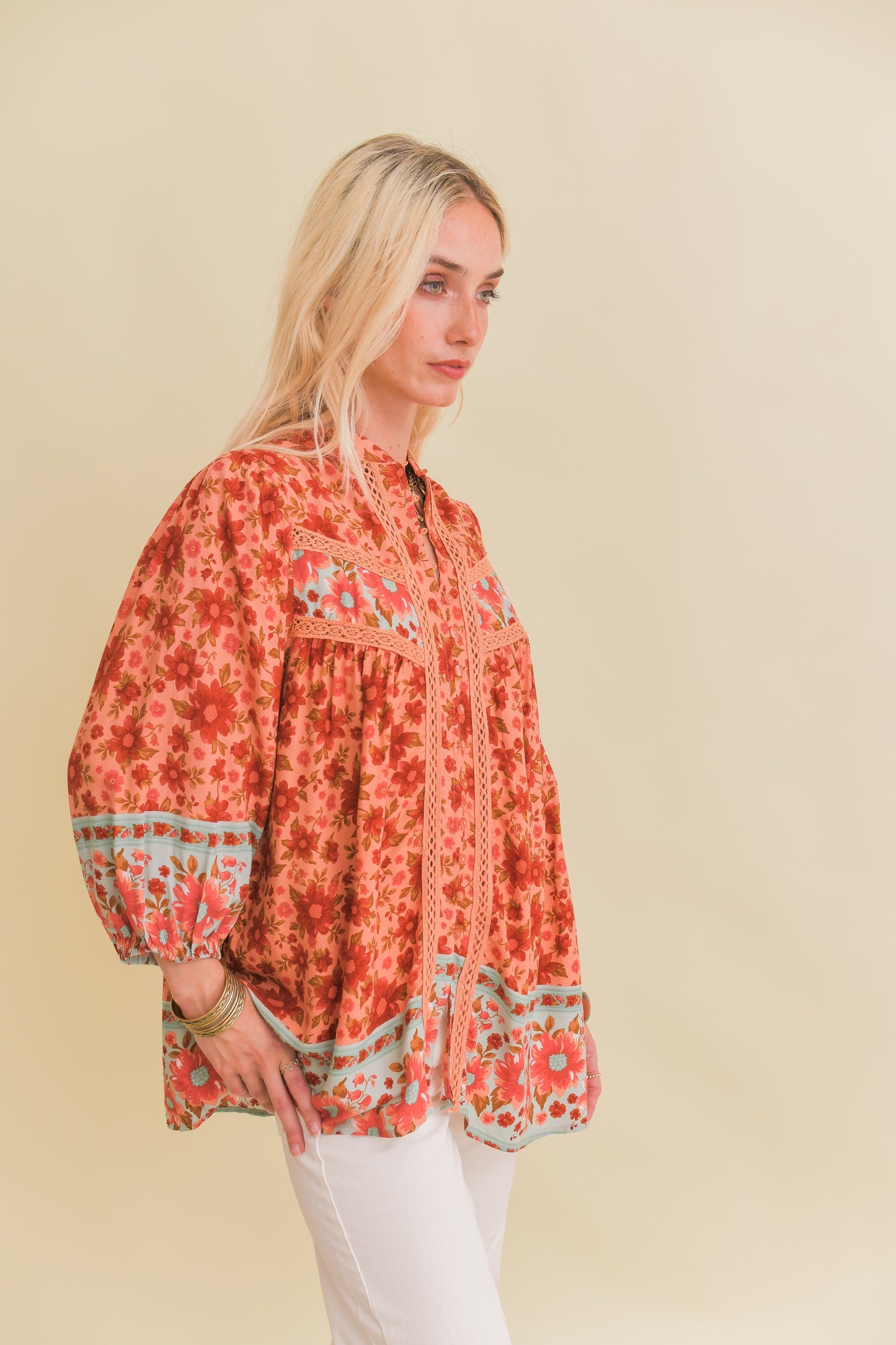 LILLIANA PRINT BREE BLOUSE
