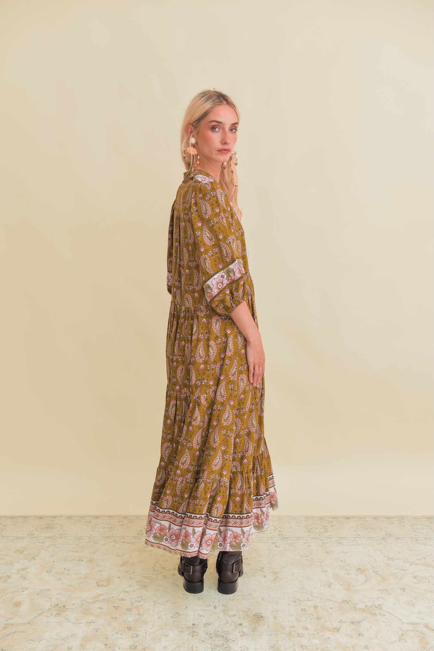 AMALIE PRINT MILA MIDI