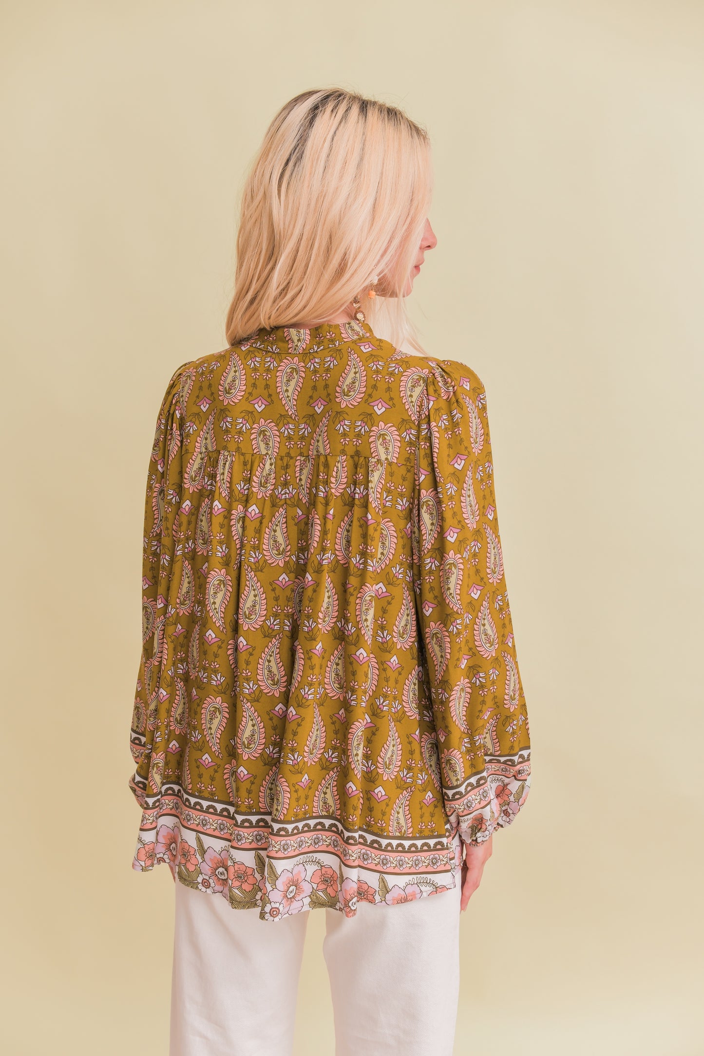 AMALIE PRINT BREE BLOUSE