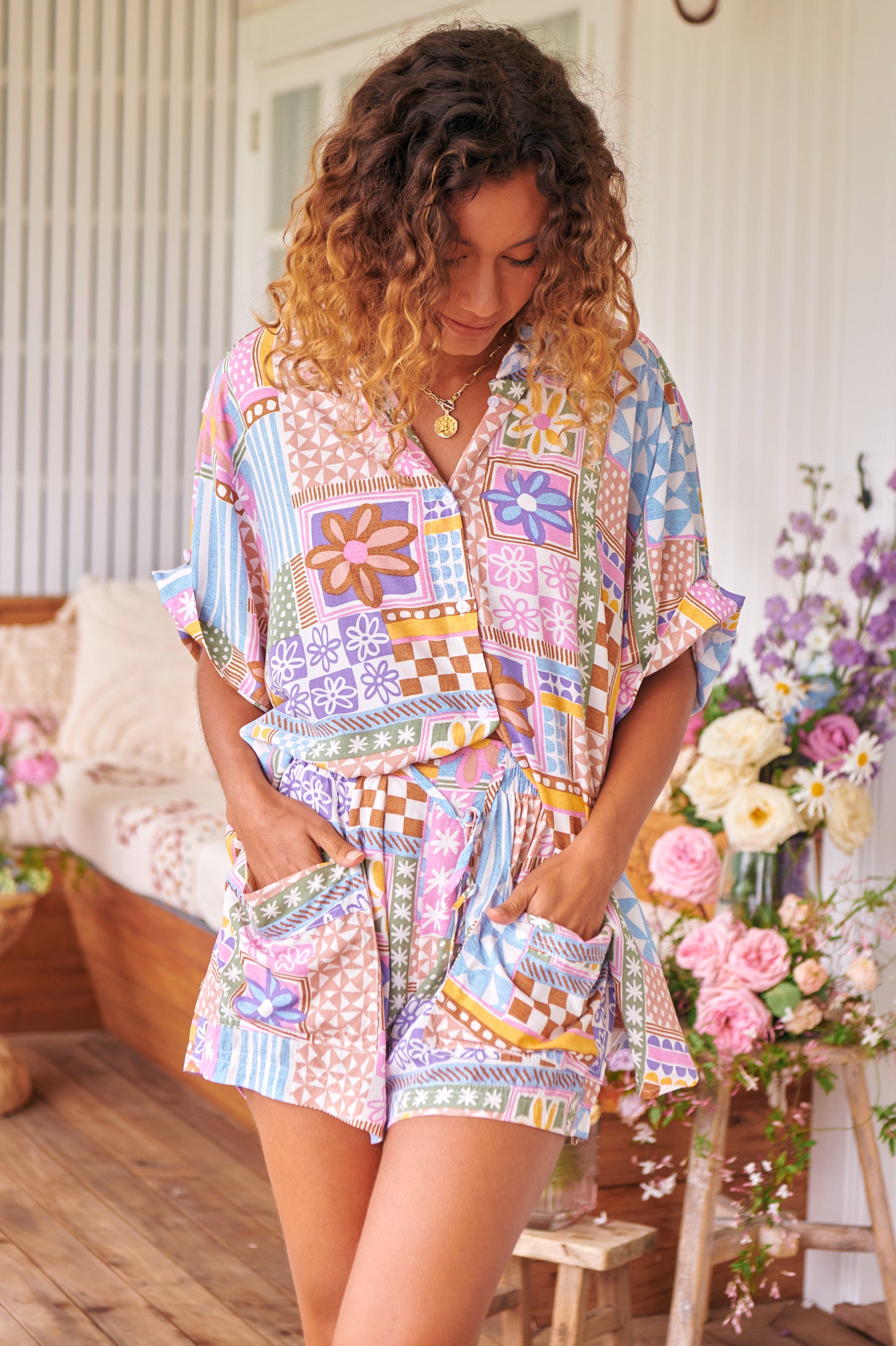SWEET ILLUSIONS PRINT SIERRA TOP