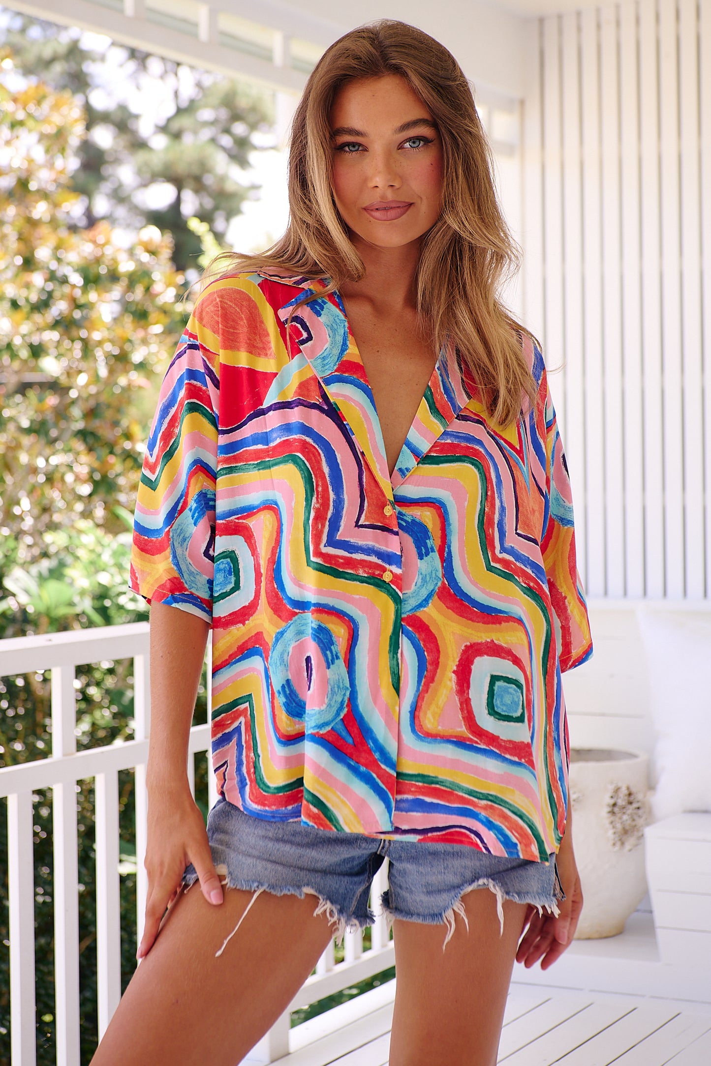 BERGAMO PRINT SAMARA SHIRT